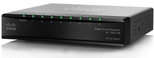 Cisco Small Business SF100D-08-EU вид сбоку