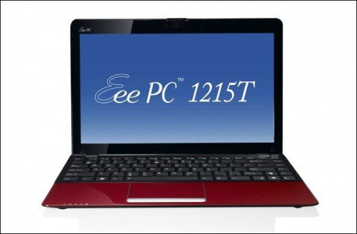 ASUS Eee PC 1215T Red (90OA31B44216987E13EQ) вид сбоку
